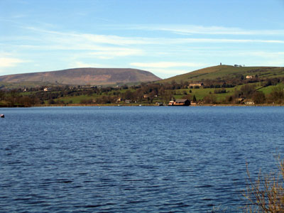 Looking back towards Pendle Hill