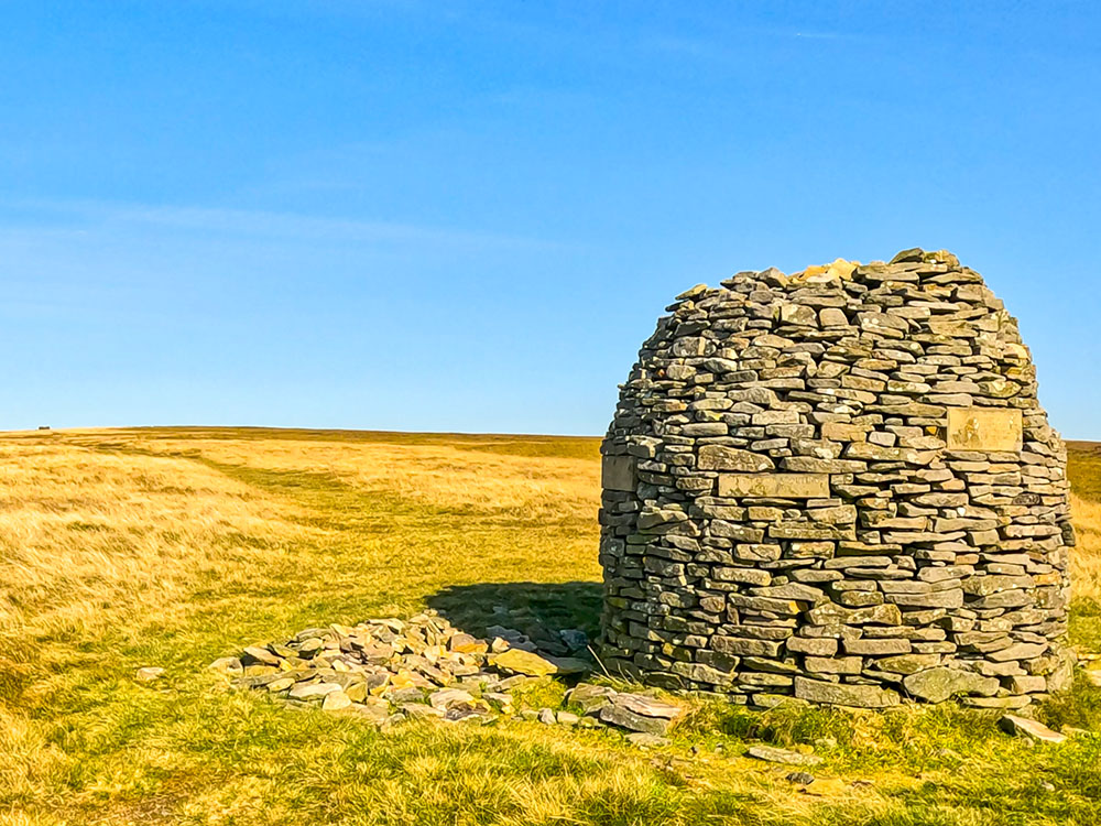 The Scout Cairn on Pendle Hill