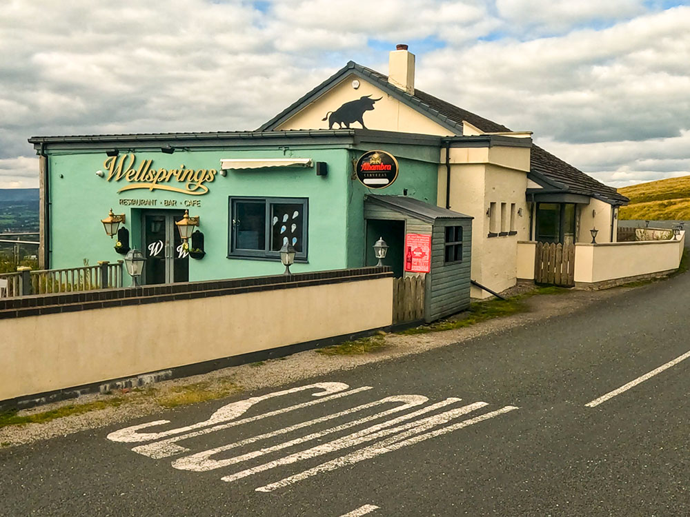 The Wellsprings, restaurant, bar and cafe on the Nick of Pendle near Sabden